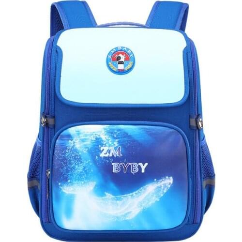 Cartoon Kids Backpack Kindergarten Cute light Breathable Mochila Orthopedics Student Bookbag Boy Girl Waterproof Space Schoolbag