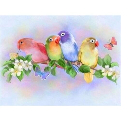 Bird Animal DIY 11CT Embroidery Cross Stitch Kits Needlework Craft Set Cotton Thread Printed Canvas Home Decoration For Sell