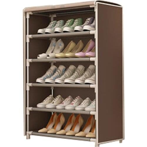 New Zipper Simple Shoe For Corridors, Shoe Racks, Household Economical Doorways Shoemaker