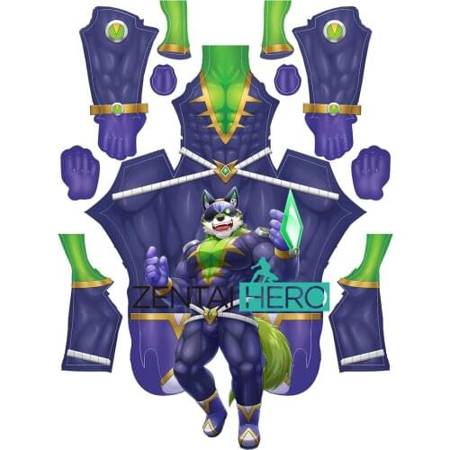 New Arrival 3D Print Live A Hero Cosplay Costume Forest Wolf-man Strong Lycra Spandex Zentai Bodysuit