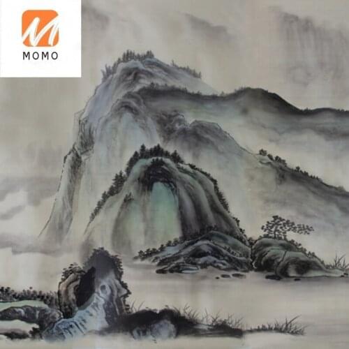 New Arrival Landscape Silk Luxury Dinding Wallpaper Rolls