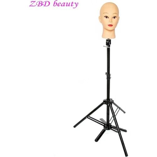 Adjustable Mannequin Head Tripod Mannequin Head Holder Wigs Making Or Braiding Tools Big Tripod For Wigs Stand
