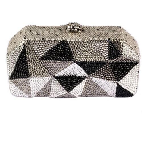 Luxury Evening Bags Women Flower Crystal Clutch Wedding Clutches Diamond Party shoulder crossbody messenger Bag