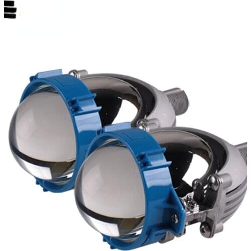 SANVI 3inch Triocolor Car Bi LED Projector Lens Headlight 4300K/5500k Auto projector headlamp H4 h7 9005 9006 Car Light Retrofit