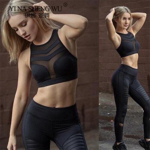 Yoga Mesh Patchwork Sport Bra High Impact Running Fitness Crop Tops Workout Sports Bra Quick Dry Fitness Bra Yoga Top Sportswear