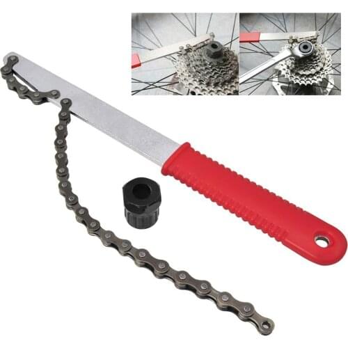 Bicycle Freewheel Wrench Flywheel Disassembly Wrench On For Mtb Bike Chain Cleaning Whip Cassette Sprocket Remover Repair #P3