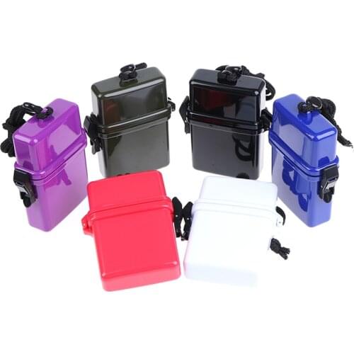 1pc Scuba Diving Kayaking Waterproof Dry Box Gear Accessories Container Case & Rope Clip For Money ID Cards License Keys