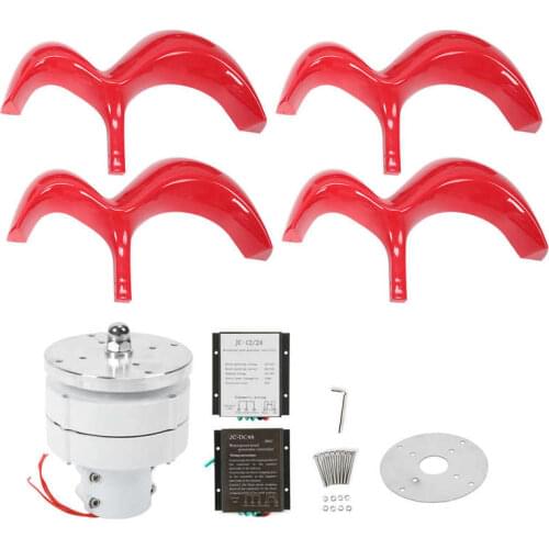 Wind Turbine 4-Blade Gourd Type Generator Solar Power System Assembly Parts DT-HL-400W Electrical Equipment