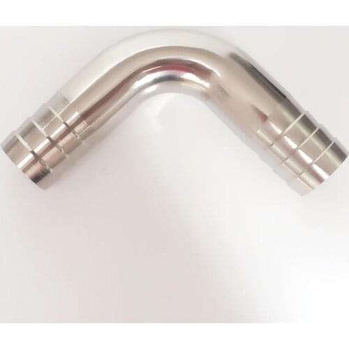 51mm 2" Hose Barb SUS 304 Stainless Steel Sanitary 90 Degree Elbow Pipe Fitting Home Brew Beer Wine