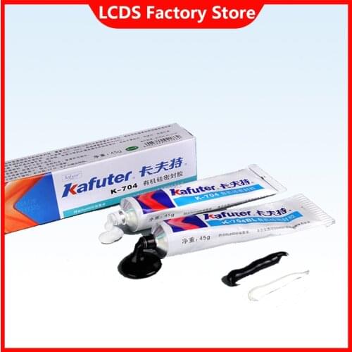 704 silicone rubber k704b black RTV transparent glue circuit board components fixed sealing bonding insulation waterproof agent