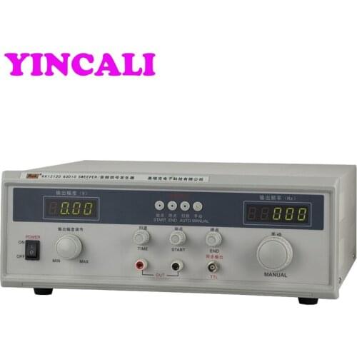 Fast Shipping Digital Audio Signal Generator RK1212D Audio Frequency Sweep Instrument Sweep Frequency Ratio 1:1000
