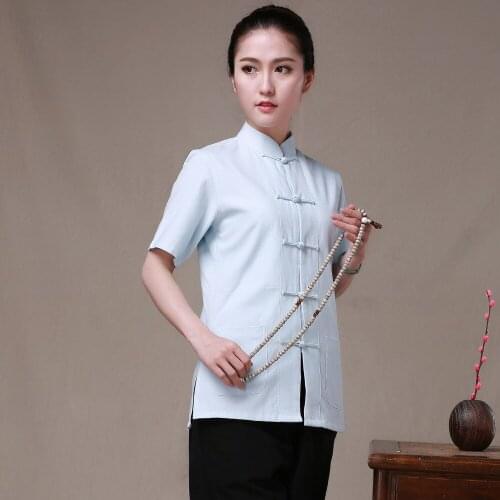 DIDUQIPAO Women's Blue Shirts