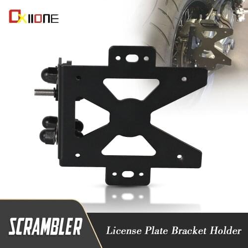 For BMW Rninet 1200 Scramble Rninet 1200 SCRAMBLER 2014-2019 Motorcycle Part LED Tail Light Side Mount License Plate Bracket