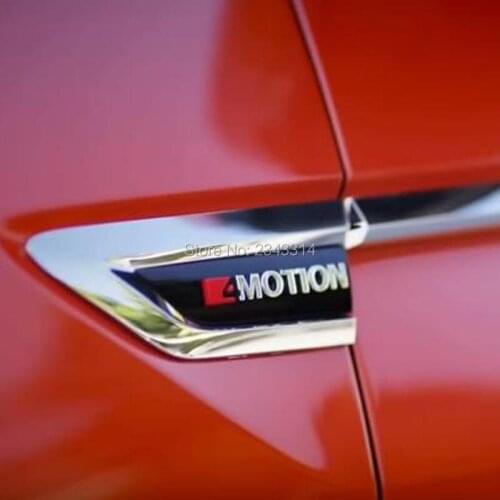 For Europe Volkswagen VW Tiguan MK2 2nd Gen 2017 2018 4Motion 4WD Front Door Side Wing Fender Emblem Badge Sticker Car Accessory