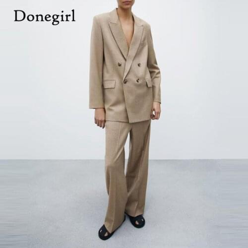Женские элегантные брючные костюмы Donegirl China At AliExpress