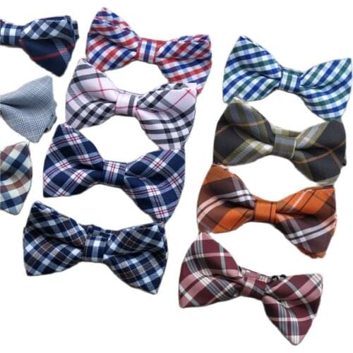 Plaid Bowtie Kids Brand Classic Tie Children Butterfly Cravat Bow Ties For Suit Shirt Dress Accessories Gravata Slim