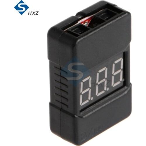 BX100 1S-8S Battery Voltage Meter Tester Lipo Battery Monitor Buzzer Alarm for RC Airplane Helicopter FPV Racing Drone DIY Parts
