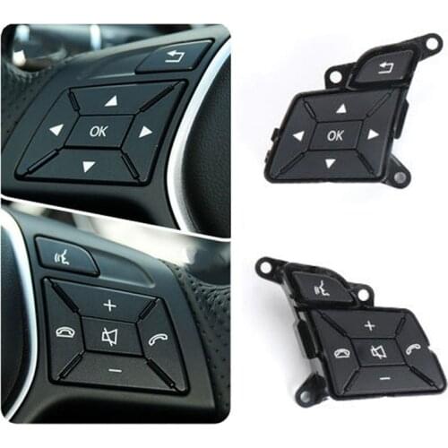 Car Steering Wheel Control Menu Control Switch Button Cover for Mercedes Benz W204 X204 W212 C E GLK Class 2185400162