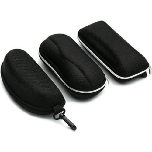 Black Microfiber Eyewear Case Reading Eyeglasses Box Protector Storage Portable Eyewear Bag Container Travel Glasses Accessories