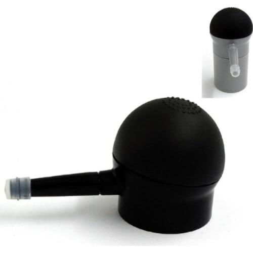 1pc Portable Hair Building Fiber Powder Spray Applicator Extension Nozzle Pump for Hair Loss 10.3g 25g 27.5g