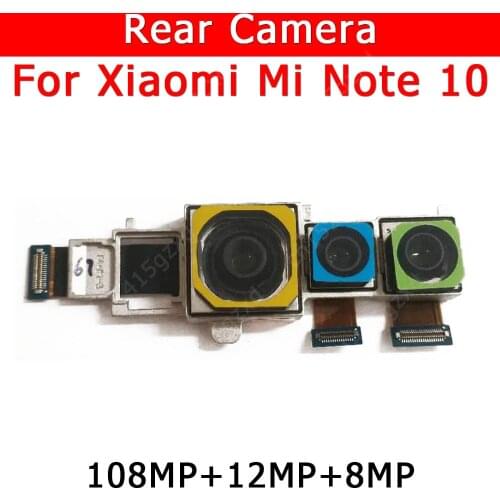 Original Rear View Back Camera For Xiaomi Mi Note 10 Note10 Main Camera Module Mobile Phone Accessories Replacement Spare Parts