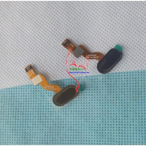 Black/Blue Original For DOOGEE bl7000 5.5inch Phone Fingerprint Button Components Sensor Flex Cable FPC