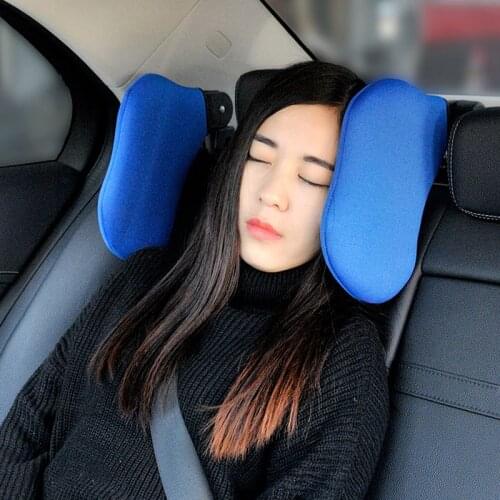 Cotton Car Seat Headrest Neck Pillow Neck Support Can Free Adjustment Angle Ease Fatigue Pad Automobile Headrest Cushion