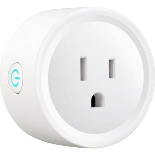 Portable Intelligent Automatic Mini Socket Wifi Plug Wi-Fi Enabled App Remote Control Wireless Timer with ON/OFF Switch
