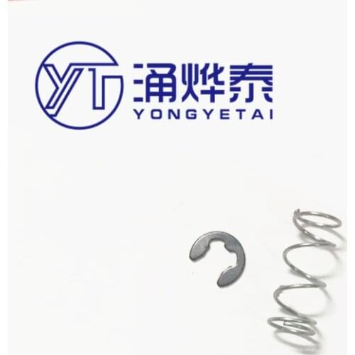 YYT 2Set Spring+circlip 2 sets of ceramic ignition pin accessories gas stove ignition pin circlip spring gas stove