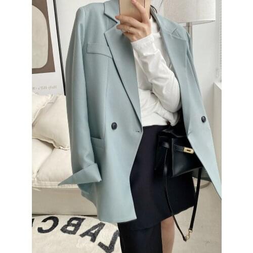 Женские длинные пиджаки QDNIXILA China At AliExpress