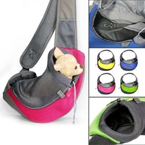 Pet Backpack Puppy Dog Cat Travel Carrier Tote Shoulder Bag Mesh Comfort Sling Backpack for Small Dog Cats Pets Products