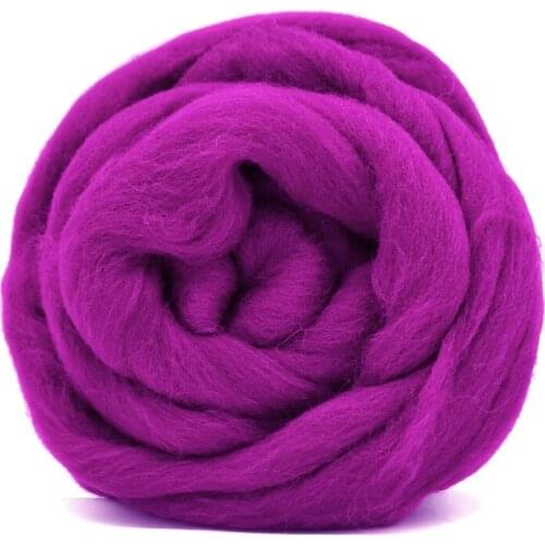 10g Wool Felting Wool 19 Microns Super Soft Natural Wool Fiber Value Pack for Needle Starter Felting Kit 0.35 OZ Per Color (29)