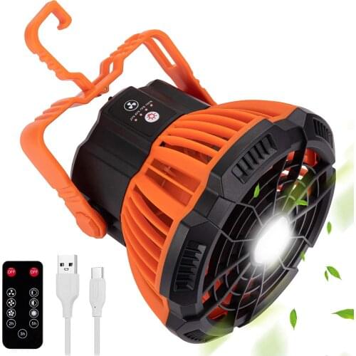 60H Battery Life Solar Camping LED Light With Fan Emergency Lamp With Power Bank USB Rechargeable Lantern For Outdoor Tent BBQ