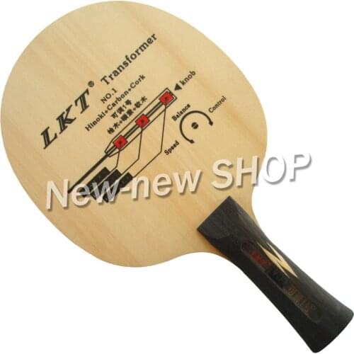 LKT Transformer NO.1 Hinoki+Carbon+Cork Shakehand Table Tennis / PingPong Blade