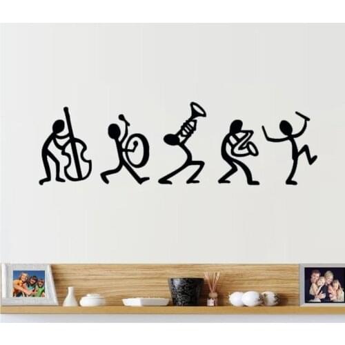 WJWY Music Vinyl Wall Sticker Living Room Baby Room Decoration Wall Stickers Poster Decals Art Home Decor