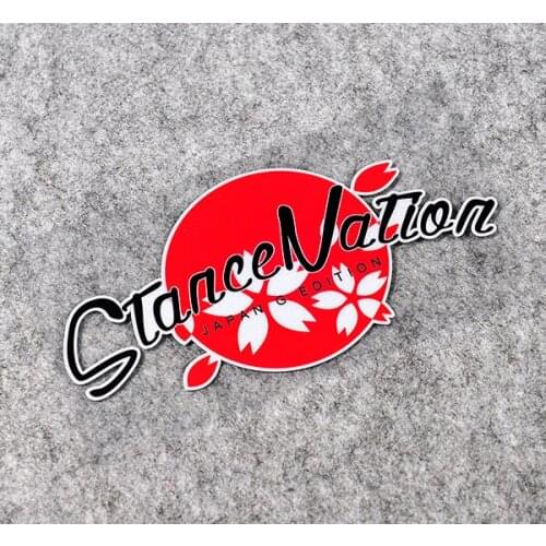 Japanese Cherry Blossom Posture Flower Beautiful Stickers Car Styling Vinyl Decals Applique