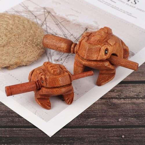 Animal Money Frog Clackers Kids Musical Instrument Percussion Toy Gift Children Toys Gift Wooden Lucky Frog Toy