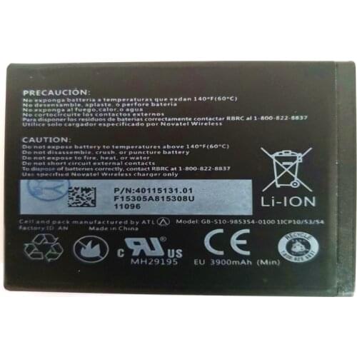 3.8V 4000mAh GB-S10-985354-0100 1ICP10/53/54 For Novatel Verizon Jetpack MiFi 6620L / 6630 Battery with phone stander for gift