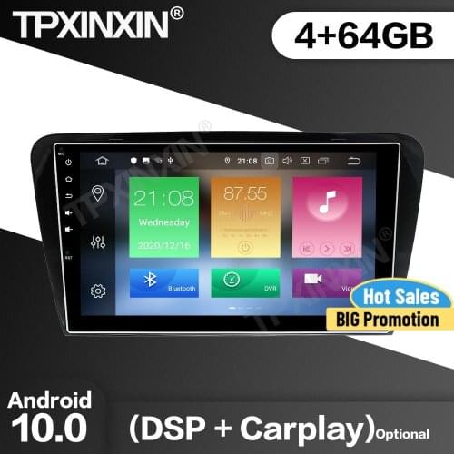 64G Car Radio 2 Din Stereo Receiver Android For Skoda Octavia 2014 2015 2016 2017 GPS NAVI Multimedia Player Recorder Head Unit