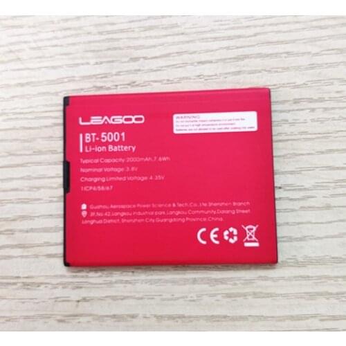 B-TAIHENG High Quality Battery 2000mAh Battery for LEAGOO Z6 BT-5001 BT5001 Battery