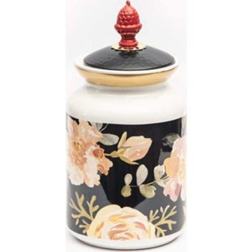 Biev Flowered Large Jar TRK1430