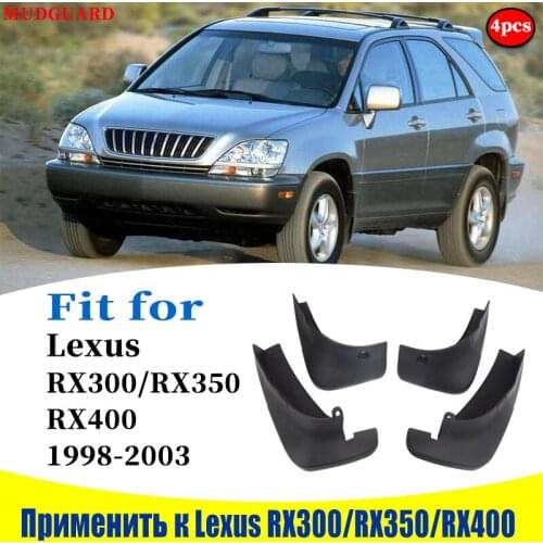 Mudflaps FOR LEXUS RX300 RX350 RX400 Mudguards Fender Mud Flap Guard Splash Mudguard Fenders accessories auto sylinr Front Rear