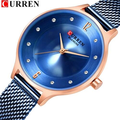 CURREN Women Watch Fashion Design Lady Simple Girl Wristwatch Quartz Luxury Watches Womens Gift Bracelet Clock bayan kol saati