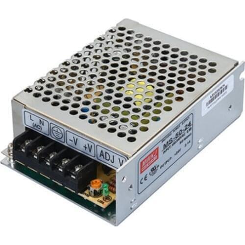 MS-50-24 small constant voltage waterproof switching power supply, high voltage DC switching power supply
