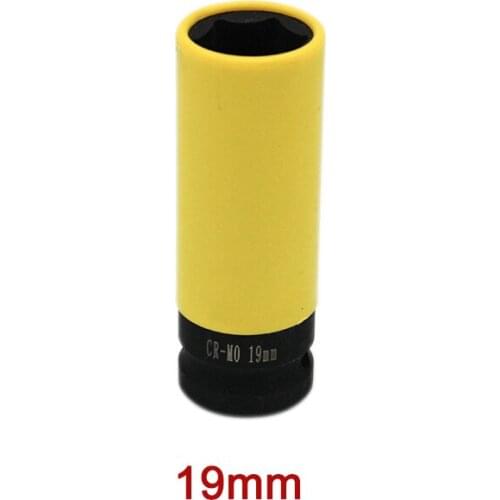 19mm 1/2"Sleeve Wall Deep Impact Nut Socket Alloy Wheel Deep Impact Nut Socket Set