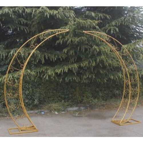 New wedding wrought iron ivory door props new arch wrought iron carving flower arch horn door white shelf