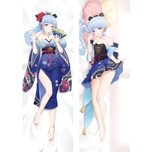 Newly Design Game Genshin Impact Kamisato Ayaka Dakimakura Cover Cosplay Gifts Pillow Cover Otaku Bedding Pillowcase