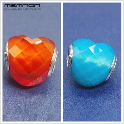 New Summer Shape of Love Charms 925 sterling Silver hearts charm fit Bracelet Necklace DIY for women Memnon fine jewelry BE565