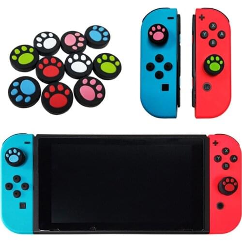 10 pcs Silicone Thumb Grips Cover for Nintend Switch NS Switch Lite Joy Con Analog Stick Caps Skin for JoyCon Joystick Skin Grip