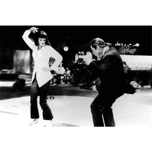 Modern Canvas Painting Pulp Fiction Dance Twist Contest Posters Prints Wall Art Picture Home Decoration Artwork